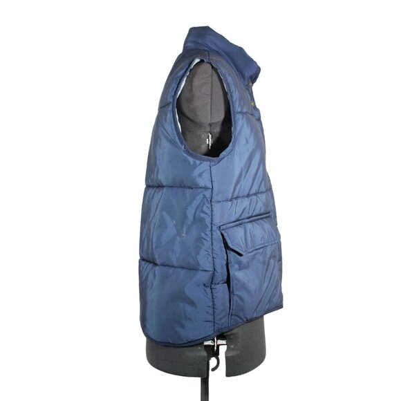 REI women's vintage stand up collar snap front winter puffer‎ ski vest 16 - Picture 4 of 15